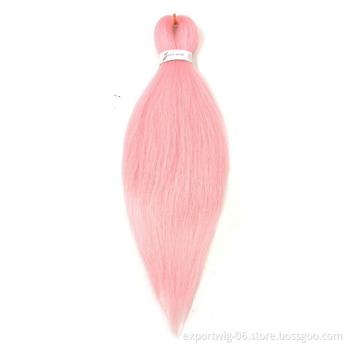 Pre-Stretched Braiding Hair Easy Braiding Crochet Hair Extensions Ombre Color 26inch 90g Yaki Texture Synthetic Fiber Box Braids